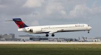 N923DN @ MIA - Delta MD-90 - by Florida Metal