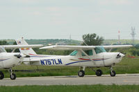 N757LN @ DTO - US Aviation Academy Cessna 152 at Denton Muncipal