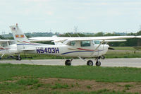N5403H @ DTO - US Aviation Academy Cessna 152 at Denton Muncipal