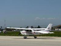 N378MS @ CMA - 2002 Cessna T182T TURBO SKYLANE TC, Lycoming TIO-540-AK1A 235 Hp, taxi - by Doug Robertson