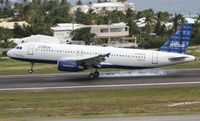 N598JB @ TNCM - Jet Blue landing at TNCM - by Daniel Jef