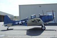 N670AM @ KCNO - Douglas SBD-5 Dauntless at the Planes of Fame Air Museum, Chino CA