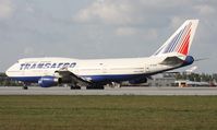 VP-BVR @ MIA - Transaero 747