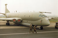 XV239 @ EGVA - Nimrod MR.2 of the Kinloss Strike Wing on the flight-line at the 1994 Intnl Air Tattoo at RAF Fairford. - by Peter Nicholson