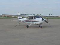 N3529D @ KHFY - On the ramp at Greenwood, IN - by Bob Simmermon