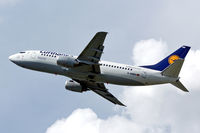 D-ABEN @ LOWL - Lufthansa Boeing B737-330 after take off in LOWL/LNZ - by Janos Palvoelgyi