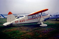 OY-AAV @ EKBI - At opning Billund Airmuseum 
2.6.90 - by Leo Larsen