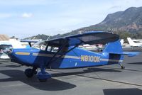 N9100K @ SZP - Stinson 108-1 Voyager at Santa Paula airport during the Aviation Museum of Santa Paula open Sunday