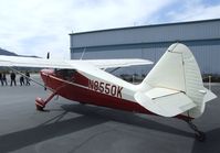 N8550K @ SZP - Stinson 108-1 Voyager at Santa Paula airport during the Aviation Museum of Santa Paula open Sunday