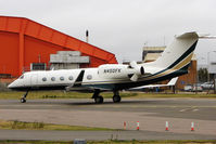 N450FK @ EGGW - 2005 Gulfstream Aerospace GIV-X (G450), c/n: 4031 - by Terry Fletcher