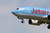 OO-JAS @ EBBR - Arrival of flight JAF1164 to RWY 25L - by Daniel Vanderauwera
