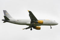 EC-KLT @ EGSS - Vueling Airlines - by Chris Hall