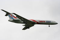 RA-85057 @ EGSS - South East Airlines - by Chris Hall