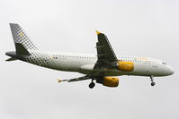 EC-KDX @ EGSS - Vueling Airlines - by Chris Hall