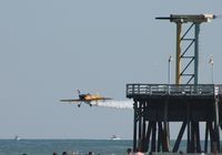 N580GP - Matt Chapman flying along the Main St. Pier in Daytona Beach