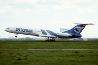 ES-LTR @ EHAM - departure Rwy 18L - by Joop de Groot