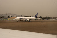 CC-CXJ @ SPIM - Lan's 767 (member of the One World alliance) - by Mauricio Morro