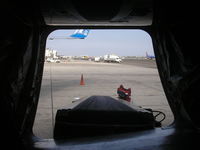 N307AT @ KLAX - The view from inside the aft cargo hold. - by Nick Taylor Photography