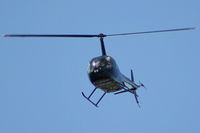 PH-WPW @ EHAM - R44 over the Panorama terrace - by Chris Hall