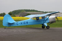 G-AIBW @ EGBR - Auster J-1N at Breighton Airfield, UK in April 2011. - by Malcolm Clarke