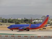 N554WN @ LAX - Waiting to move to runway 24L for take off - by Helicopterfriend