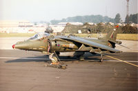 ZG858 @ EGVA - Harrier GR.7 of 4 Squadron on the flight-line at the 1996 Royal Intnl Air Tattoo at RAF Wittering. - by Peter Nicholson