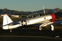 N14166 @ KRNM - Chuck Hall takes the AT-6D out for a formation flight. - by Nick Taylor Photography