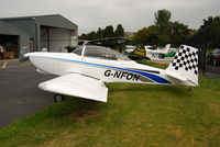 G-NFON @ EGAD - Parked outside the hangers at Newtownards Airfield 04-06-2011. - by Noel Kearney