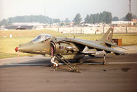 ZD462 @ EGVA - Harrier GR.7 of 1 Squadron at RAF Wittering on the flight-line at the 1996 Royal Intnl Air Tattoo at RAF Fairford. - by Peter Nicholson