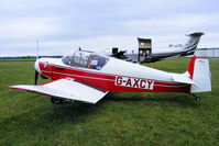 G-AXCY @ EGCJ - privately owned - by Chris Hall