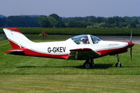 G-GKEV @ EGCJ - Privately owned - by Chris Hall