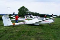 G-CFOK @ X4YR - at the York Gliding Centre, Rufford - by Chris Hall