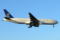 HZ-AKE @ EGLL - 1997 Boeing 777-268 (ER), c/n: 28348 - by Terry Fletcher
