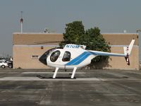 N7UM @ POC - Parked in helipads at LA County parking area - by Helicopterfriend