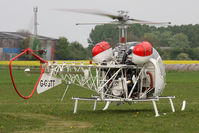 G-GGTT @ EGBR - Agusta 47G-4A at The Real Aeroplane Company's Easter Fly-In Breighton Airfield, April 24th 2011. - by Malcolm Clarke