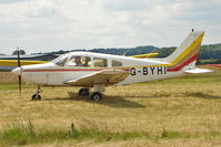 G-BYHI @ EGNA - One of the aircraft at the 2011 Merlin Pageant held at Hucknall Airfield - by Terry Fletcher