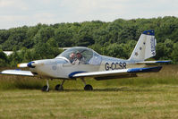 G-CCSR @ EGNA - One of the aircraft at the 2011 Merlin Pageant held at Hucknall Airfield - by Terry Fletcher