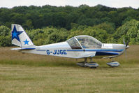 G-JUGE @ EGNA - One of the aircraft at the 2011 Merlin Pageant held at Hucknall Airfield - by Terry Fletcher