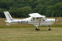 G-BYCZ @ EGNA - One of the aircraft at the 2011 Merlin Pageant held at Hucknall Airfield - by Terry Fletcher