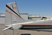 N4756D @ 67L - Tail fin of 1958 Cessna 182A, c/n: 34856 at Mesquite , NV - by Terry Fletcher