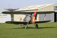 G-RODI @ X5FB - Isaacs Fury II at Fishburn Airfield, UK in April 2011. - by Malcolm Clarke