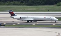 N911DE @ TPA - Delta MD-88 - by Florida Metal