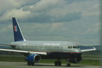 N836UA @ BIL - United Airlines Airbus A319 @ BIL - by Daniel Ihde