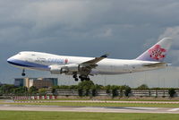 B-18702 @ EGCC - China Airlines - by Chris Hall