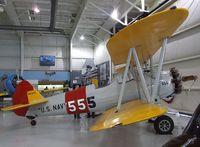 N63555 @ KPSP - Boeing (Stearman) A75N1 (PT-17) at the Palm Springs Air Museum, Palm Springs CA