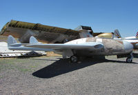 VP691 @ 40G - De Havilland DH-100 Vampire F.3, c/n: EEP42310 at Planes of Fame Valle AZ - by Terry Fletcher