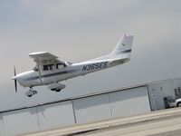 N365ES @ CCB - Landing on runway 24 - by Helicopterfriend