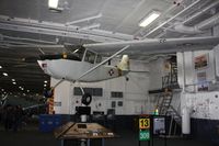 5L14981 @ CV41 - Cessna L-19, a Cessna land on the USS Midway - by Timothy Aanerud