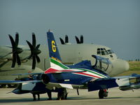 MM55052 @ LMML - MB339 MM55052/6 Frecce Tricolori Italian Air Force - by raymond