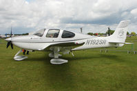 N192SR @ EGBK - 2007 Cirrus Design Corp SR22, c/n: 2467 exhibited at 2011 AeroExpo at Sywell - by Terry Fletcher
